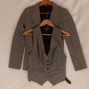 Norma karma one button Blazer with matching vest